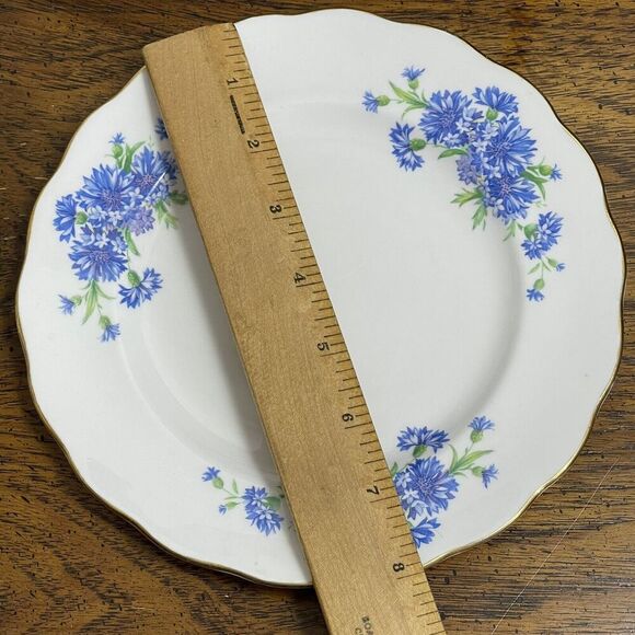 Colclough Fine Bone China SALAD Plate Floral Made in England‎ Luncheon - Picture 5 of 7